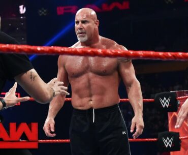 Goldberg and Brock Lesnar meet face-to-face before Survivor Series: Raw, Nov. 14, 2016