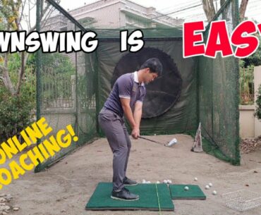 [Golf Instruction VLOG] Downswing is easy. What it should look like Part 2 ONLINE COACHING ALERT!!!