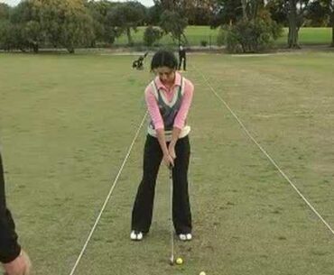 Golf - Junior Female Golf Lesson. Pesented by Golfzone.