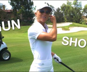 ALISA DIOMIN IS RIPPED!  SO IS HER GOLF GAME!
