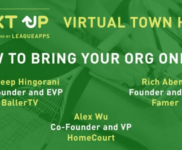 NextUp Town Hall: Digital Innovation and Bringing Your Sports Community Online