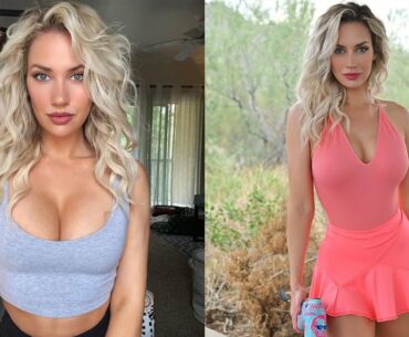 Paige Spiranac Is The Hottest Professional Female Golfer in World | Golf Swing 2021