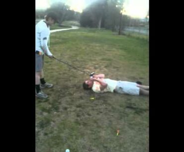 Phatgaykid gets hit with golf club