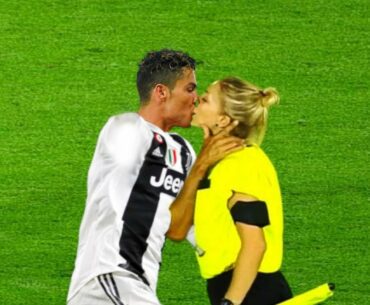 Funny moments with female referees, try not to laugh