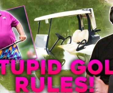 Getting BANNED for doing this?! Stupid Golf Rules! #EP81