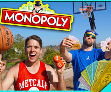 NBA MONOPOLY BASKETBALL GIANT BOARD GAME!