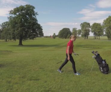 Girl Knocks Out Drone With Golf Club