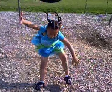 TT jumps off swing