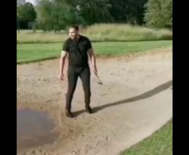 EPIC BUNKER FAILS! Worst bunker shot in golf? #SHORTS