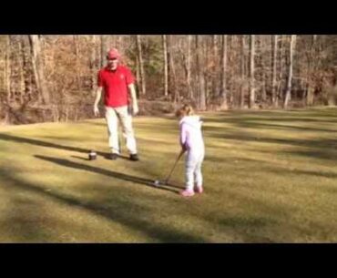 Bella Porter tees off at DC golf course
