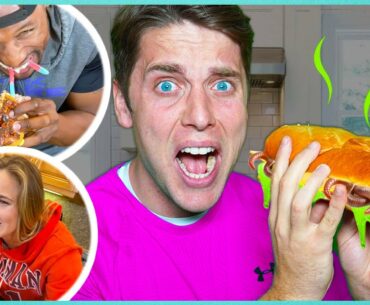 DISGUSTING SANDWICH CHALLENGE! Ft. Jenna Bandy, Chris Staples