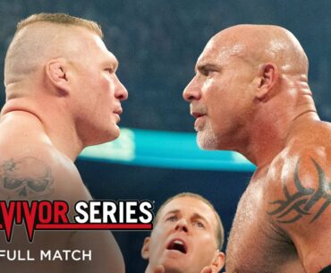 FULL MATCH: Goldberg vs. Brock Lesnar: Survivor Series 2016