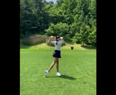 ⛳Did u see my Swing?? !! | Golf ladies  | Golf lady  | Golf Shorts | #Shorts