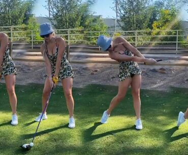 Paige Spiranac | Golf shorts | Golf Swing