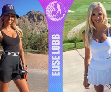 Pro Golfer and Beautiful Model Elise Lobb Dzingel playing golf | Golf Channel 2021