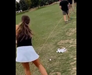 No words just laugh golf swong fail !!| Golf ladies  | Golf lady  | Golf Shorts | #Shorts