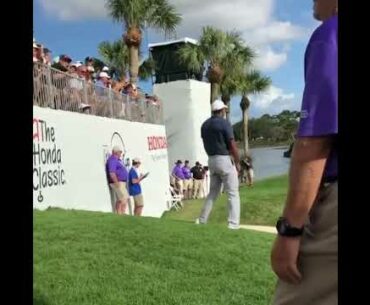 🚨🔥🐐• Tiger nearly pulling off a sweet flop shot at the 2018 Honda 🗣🔊      | GOLF#SHORT