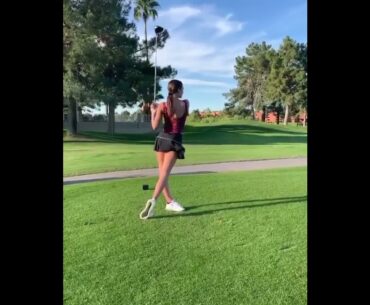⛳Wow you can be my Private golf instructor | Golf ladies  | Golf lady  | Golf Shorts | #Shorts