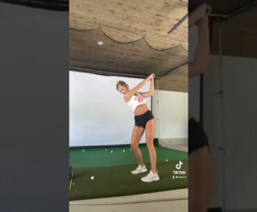 ⛳how was my swing? | Golf ladies  | Golf lady  | Golf Shorts | #Shorts