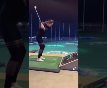 Female golf skill 😍🥰🥰 #golf #shorts #golfswing #tiktok