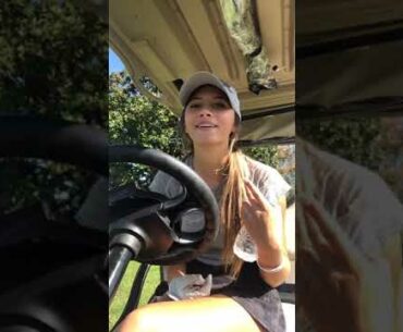 ⛳Sweet Golf Girl before the ride | Golf ladies  | Golf lady  | Golf Shorts | #Shorts