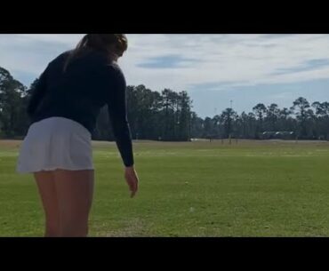 Golf drill . Beauty golfer 🏌️‍♀️ golf swing #golf #golftrickshot #shorts #golfgirl