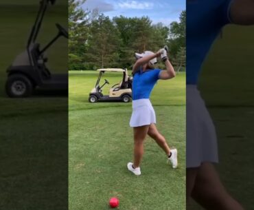 ⛳Power Swing! | Golf ladies  | Golf lady  | Golf Shorts | #Shorts