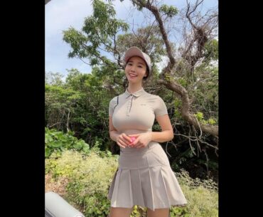 beauty golfer ❤️❤️ #golf #shorts #golfgirl      | GOLF#SHORT