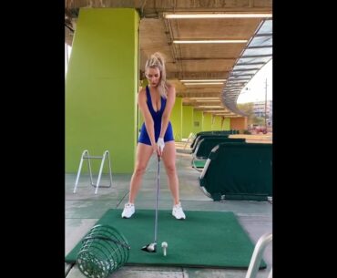 Beauty golf shots by Paige Spiranac ❤️❤️ #golf #shorts #golfgirl      | GOLF#SHORT