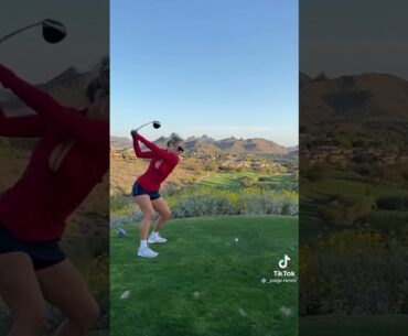 ⛳Watch my back! | Golf ladies  | Golf lady  | Golf Shorts | #Shorts