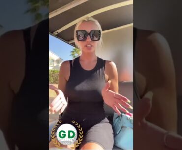 Golf BABE wants you to play a GAME #shorts