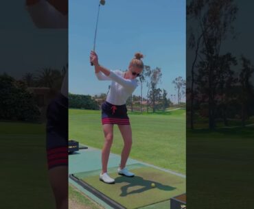 Amazing Golf Swing you need to see | Golf Girl awesome swing | Golf shorts | Jaime Jacob