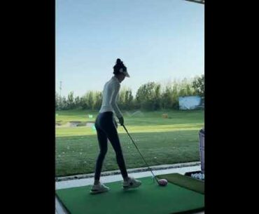 ⛳good outfit for my swing! | Golf ladies  | Golf lady  | Golf Shorts | #Shorts