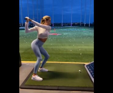 Wow you can be my new golf instructor😍 #golfswing #golftrickshot #short #girlgolf    | GOLF#SHORT