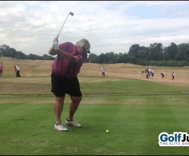 Laura Davies Playing On the Ladies European Tour at The Buckinghamshire Golf Club 2013