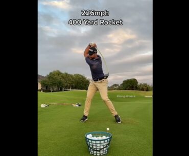 400 yds Rocket .. unbelievable golf shot ❤️❤️ #golf #shorts #golfgirl      | GOLF#SHORT