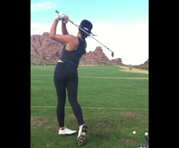 Solid move 💪🏼😍 #golf #shorts #golfgirl