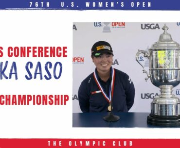 Yuka Saso: "I Can't Believe My Name is Going to be Here"
