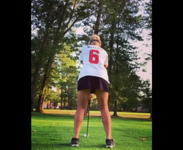 Angel golf girl #golfswing #golftrickshot #shorts #golfbabe    | GOLF#SHORT
