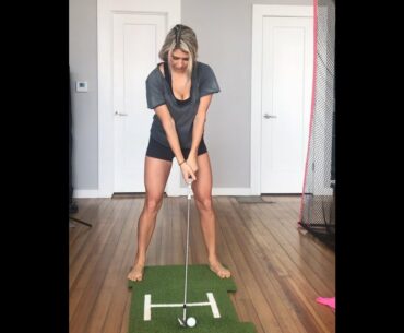 Nice backswing 👏⛳️🏌️‍♀️ #golfgirl #shorts #golfswing #golf     | GOLF#SHORT