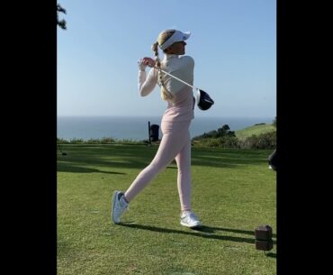 😍😍 look at that outfit 🔥🔥 #golf #golfswing #golfbabes #golftrickshot   | GOLF#SHORT