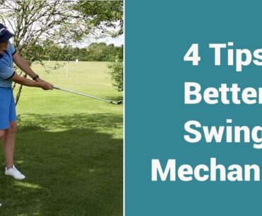 4 tips to improve your swing mechanics and your short game.