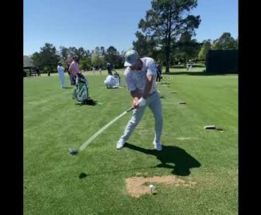 Bryson dropping bombs at Augusta National!  #golf #brysondechambeau #augusta  #shorts   | GOLF#SHORT