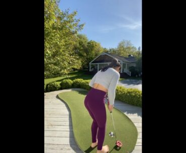 Wow she gorgeous🔥🔥🔥🔥💘 #golfshort #golfswing #crazygolfmoments     | GOLF#SHORT