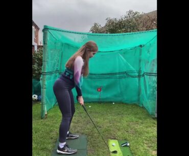 Good swing #golf #golfswing #golftrickshot