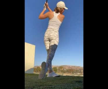 girl golf swing .. beauty girl  #golf #shorts #golfswing