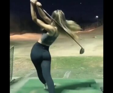 The best swing 😍😍 #golf #golfswing #golftrickshot #shorts