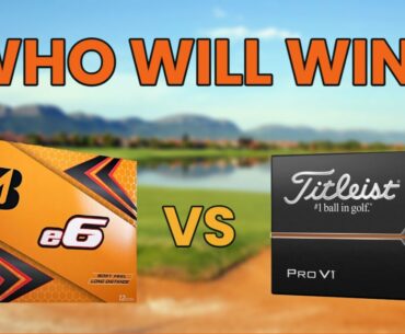 Budget vs Premium golf balls - Bridgestone e6 vs Titleist Pro v1 golf balls