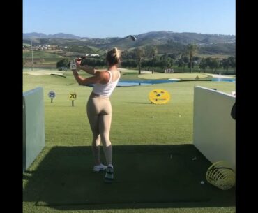 Getting back into the swing of things 😜 #golf #shorts #golfswing #golftrickshot     | GOLF#SHORT