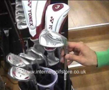 Yonex ladies golf clubs- VMX and Nanospeed ladies clubs